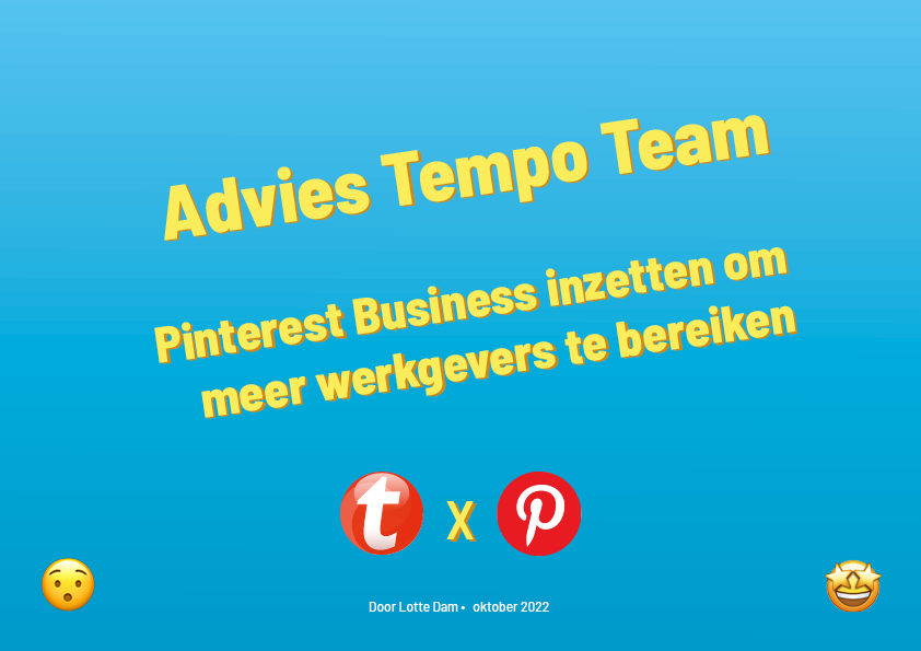 advies tempo team pinterest