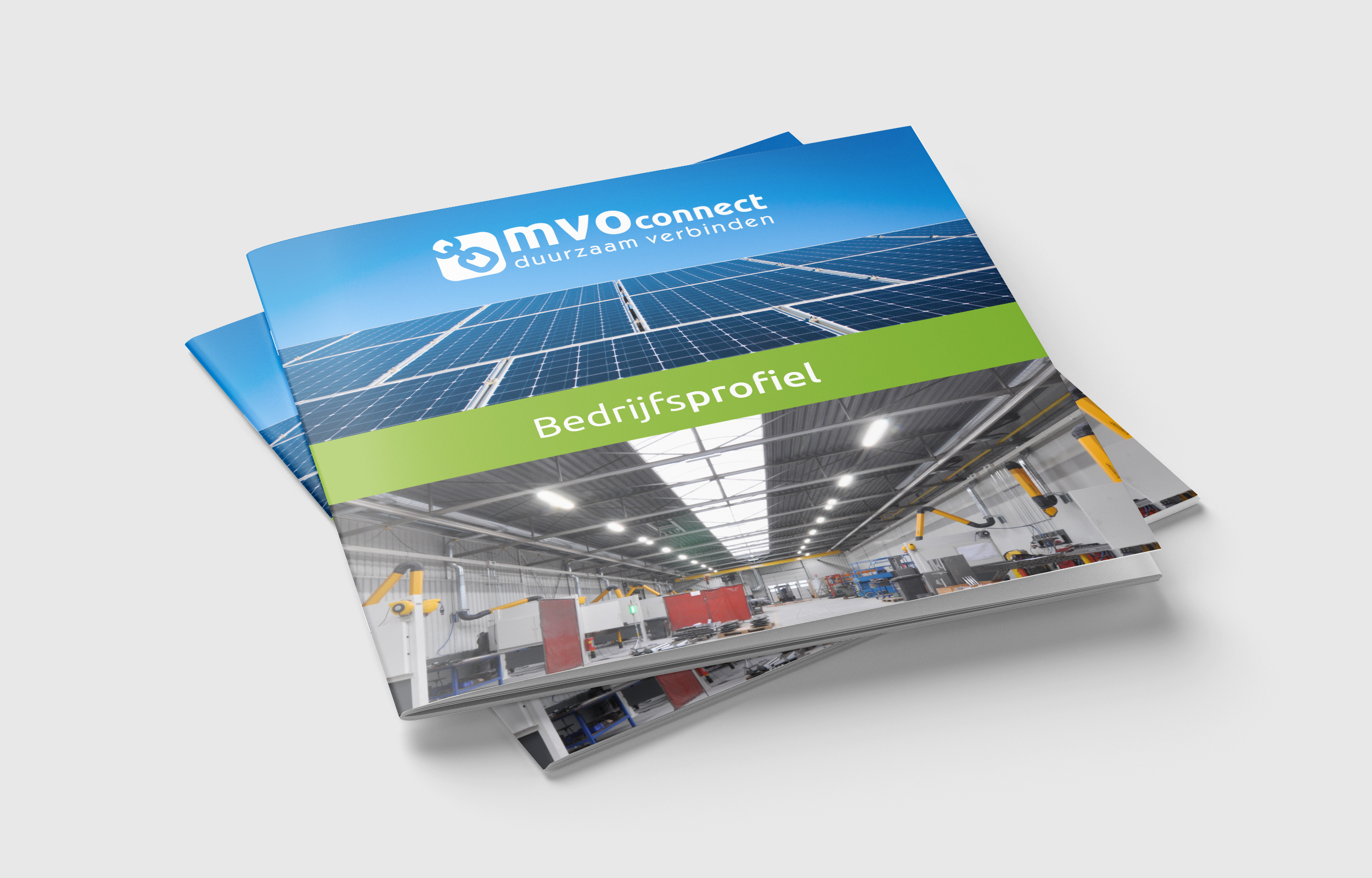 mockup bedrijfsbrochure MVO Connect cover